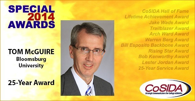 25-Year Award Salute: Tom McGuire, Bloomsburg University